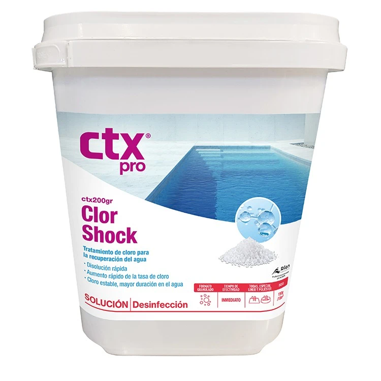 Chloorshock/Chloorgranulaat 5kg (CTX-200GR) 1 Chloorshock/Chloorgranulaat 5kg (CTX-200GR)