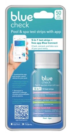 Blue Check Teststrips Met Applicatie -Pool Technik Winkel fot blue check 1 51649 scaled 1