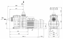 Aqua Vario Plus Variabele Zwembadpomp -Pool Technik Winkel technischetekeningspeckaquavarioplus